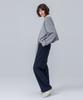 PAGE Pintuck Elastic Pants_Navy
