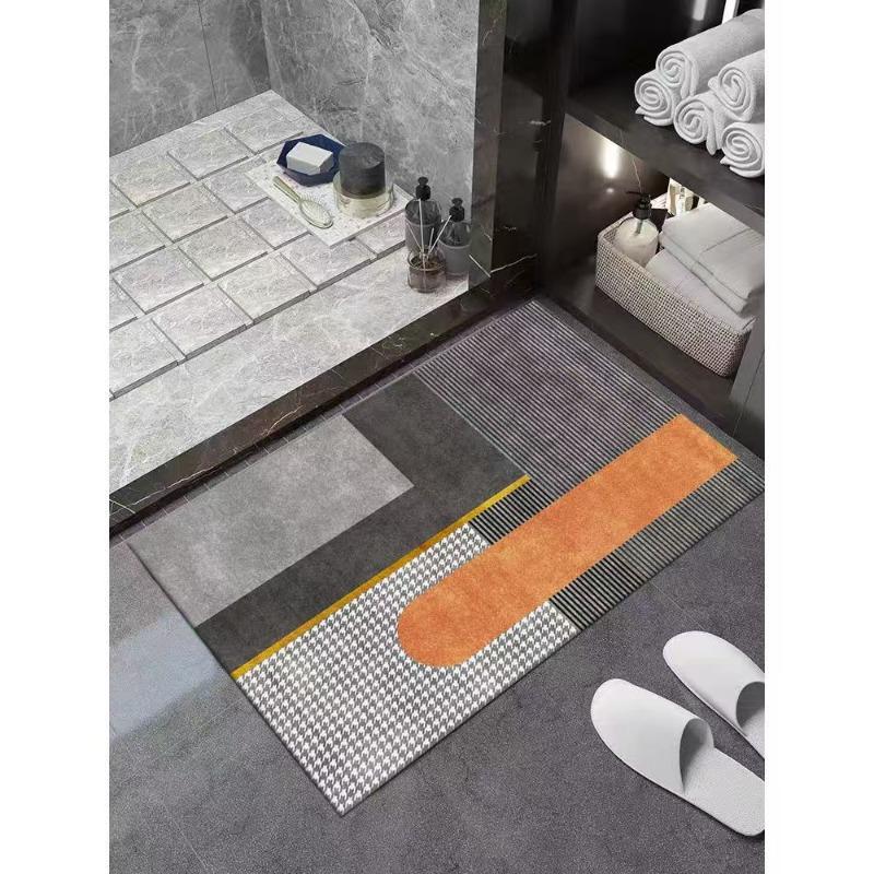 Badezimmer saugfähige Diatomeenerde Toiletten-Türvorleger Toiletten-Bodenmatte Toiletten-Teppich