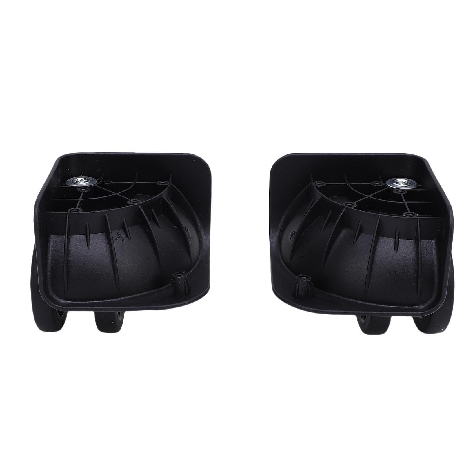 

1 пара колес для багажа, чемодана, бесшумные, амортизирующие, износостойкие, универсальные колеса для чемодана для замены