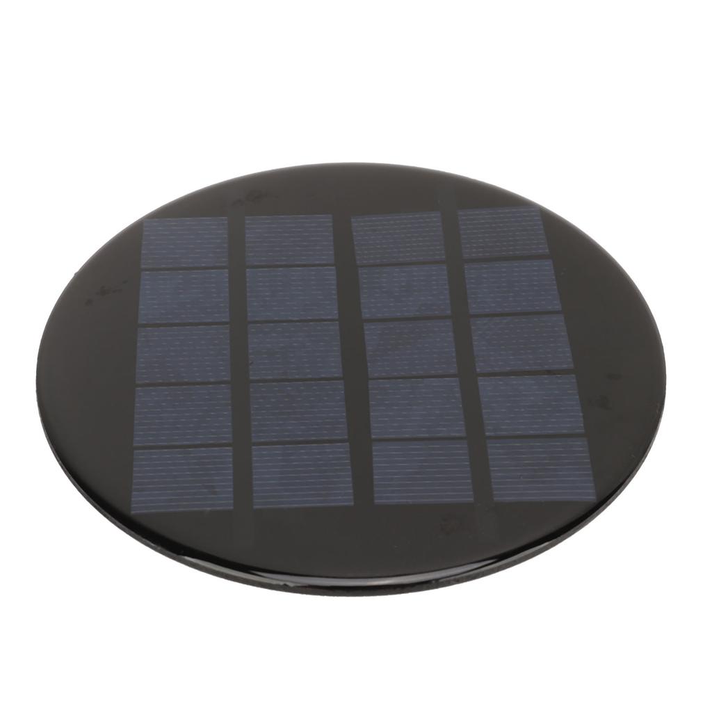 Mini Round Solar Cell Panel 1.1W 5V 120mm Rechargeable 3.7V Battery Small Polycrystalline Silicon