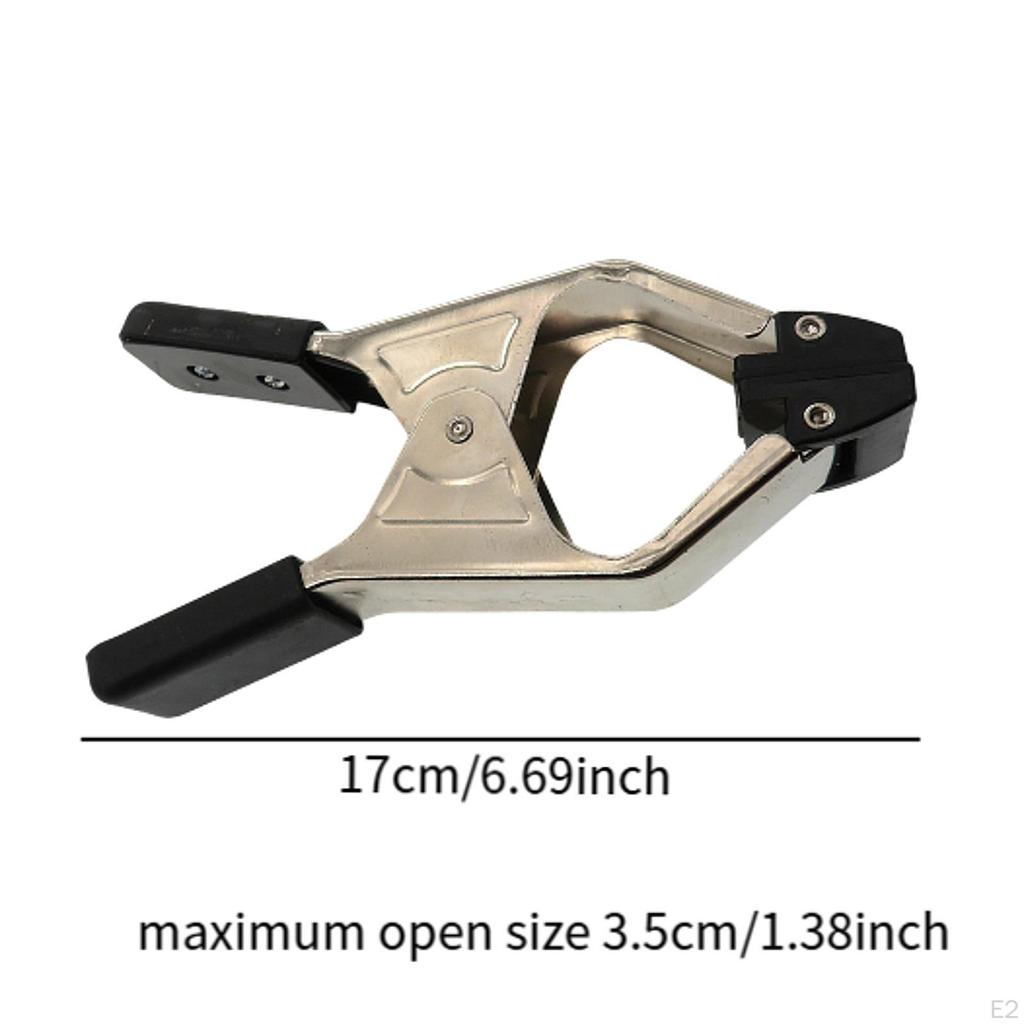 Nerezová pružinová svorka Stanová spona Ergonomická rukojeť Gripper Protiskluzová Ruka Tvaru A