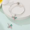 Springtime Flamingo Cactus Sunflower Animal Charms Beads Fitdiy Copper Original Bracelets Women Fine Jewelry Gift