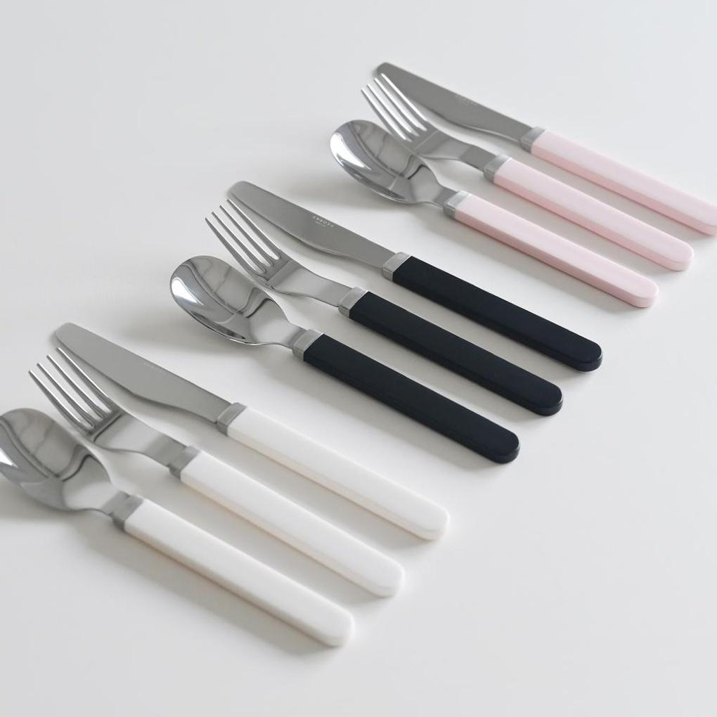 Mood Stainless Dinner Cutlery Spoon, Fork, and Knife In 3 Colors