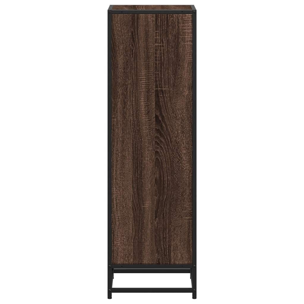 Bookshelf Brown Oak Look 33.5 x 33 x 107.5 cm Engineered Wood