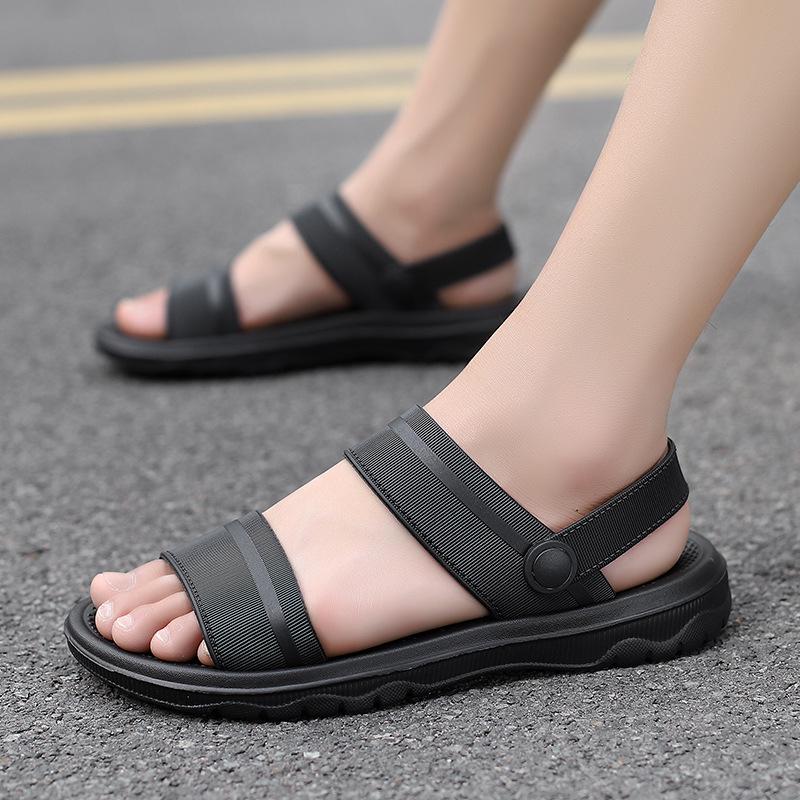 2024 Summer Men's Non-Slip Waterproof Sandals - Two-Way Wear Casual Beach Shoes