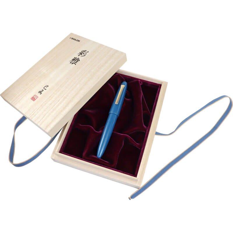 Sailor Iro-Miyabi Ebonite Fountain Pen Suou Medium Nib 10-1584-430