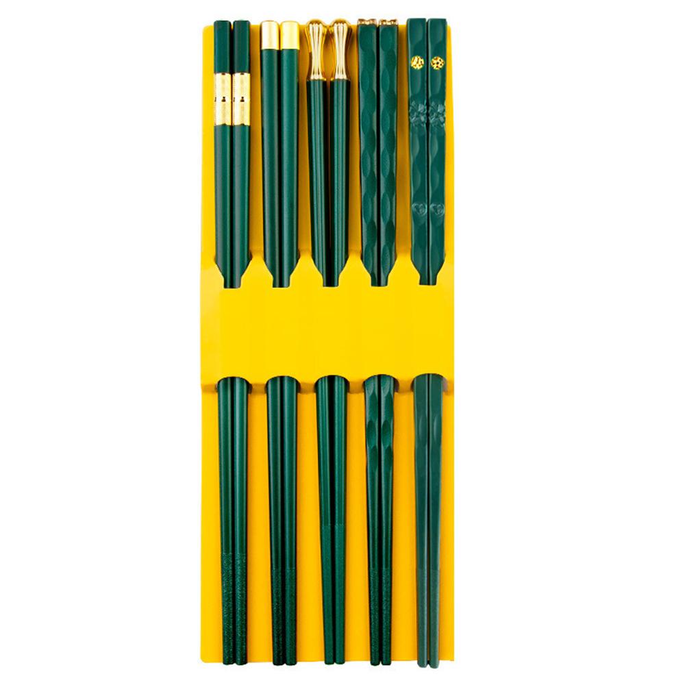 

5 пар высококачественных японских нескользящих палочек для еды, корейский домашний отель, ресторан, портативные палочки для здорового питания для суши, палочки для еды