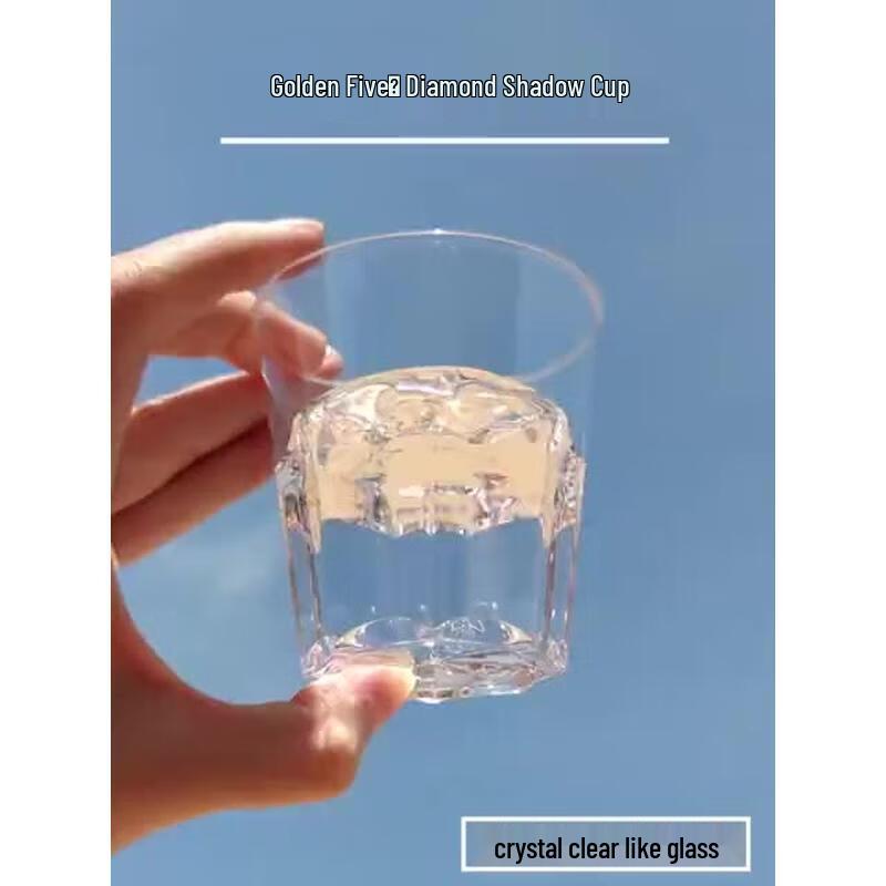 Jinwuyuan Disposable Frosted PS Plastic Drinking Cups, 240ML, 120-Pack