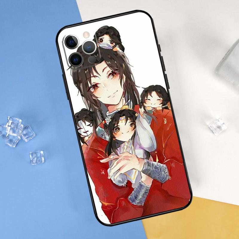 Tian Guan Ci Fu Phone Case For iPhone 16 Pro Max 12 13 Mini 11 14 15 Pro Max XR 16 15 Plus 16e Cover Shell