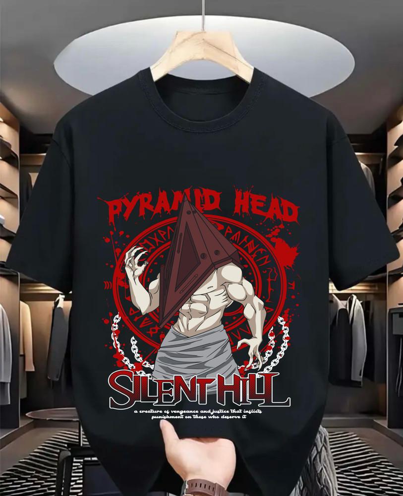 

Triangle Head Silence Hill V2 Premium Unisex T-shirt Gaming Gift Shirt All Size XL