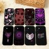 Cool S-Spider Web H-Heart  Phone Case For Samsung  A73,72,71,53,52,51,22,91,80, Soft Black Cover