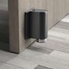 No-Drill Invisible Door Stopper Dual Magnetic Strong Hold Windproof Mute Cushioning Silicone Pad Anti-Collision