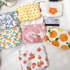 Cute Flower Fruit Printing Coin Purses Women Credit Card Holder Mini Wallet Coin Pouch Clutch Key Coin Money Bags for Girls