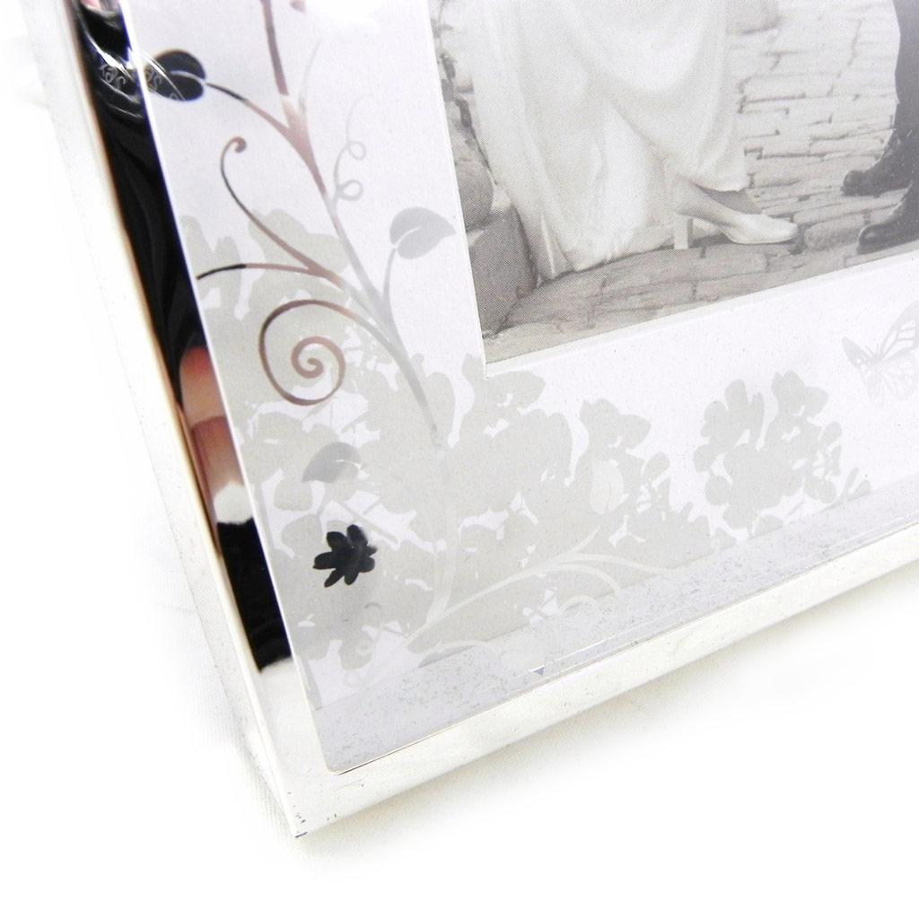 Les Trésors De Lily [H4660] - Srebrna ramka na zdjęcie „Romans” - zdjęcie 10x15 cm