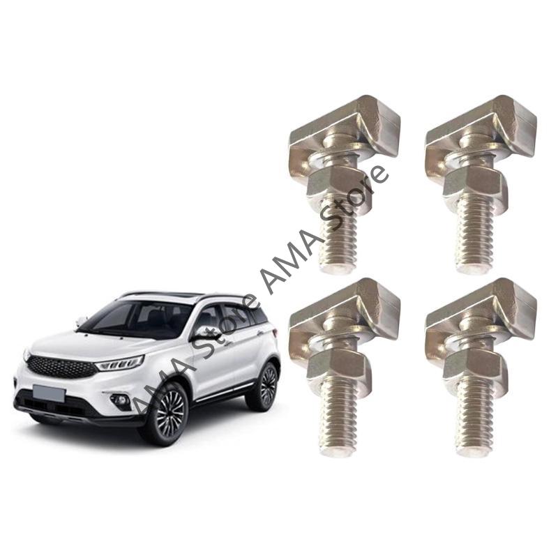 X7JF Durable Stainless Steel Battery Cable Terminal Connectors Top Post Positive Negative Car T-Bolt Replacement 19116852