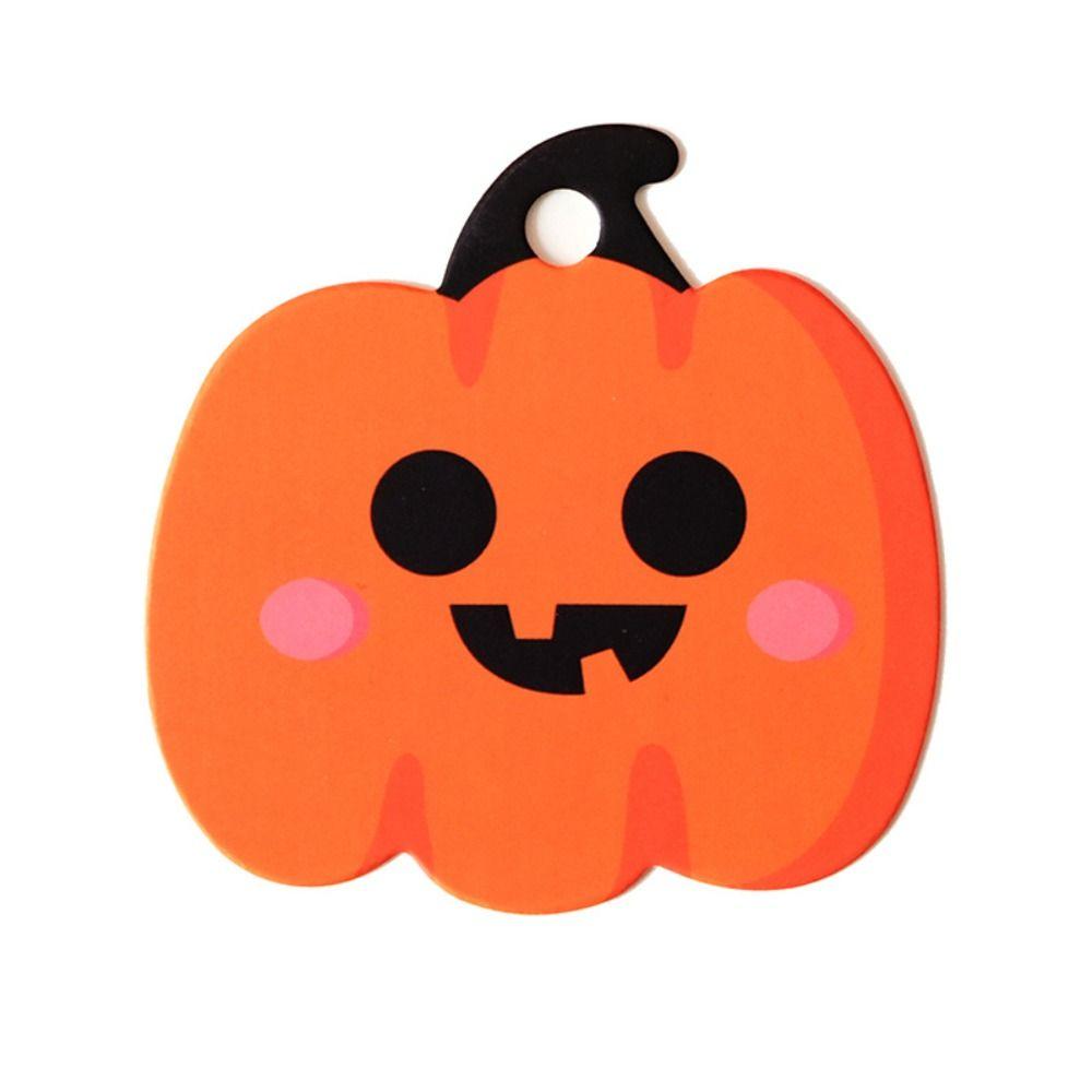 50 ks DIY Dárkové Halloweenské Jmenovky Papírové Halloweenské Papírové Kartičky Halloweenská Párty Dekorace