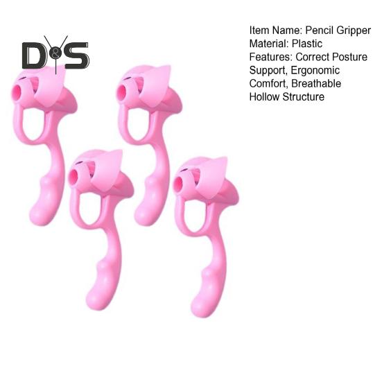 4 szt./zestaw silikonowy uchwyt na ołówki zapobieganie odciskom palców pomoc w prawidłowej postawie ergonomiczny dziecięcy antypoślizgowy uchwyt na ołówki