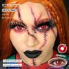 Eyeshare 1 paar Rote Serie Cosplay Kontaktlinsen für Augen Anime Rollenspiele Linse Bunte Mehrfarbige Augenpupille