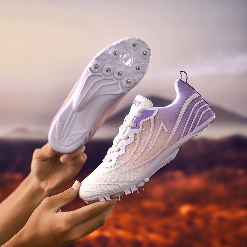 

Foreign trade professional grade badminton shoes rotating button men s and women s ultra-light non-slip shock-absorbing tennis shoes lace-up-free sp 36