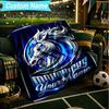 1PC Custom Name Blanket MAVERICKS BASKETBALL TEAM Flannel blankets Patterns Throw Blanket All-Season Soft Gift for Couch, Bed, Camping, Birthday gifts