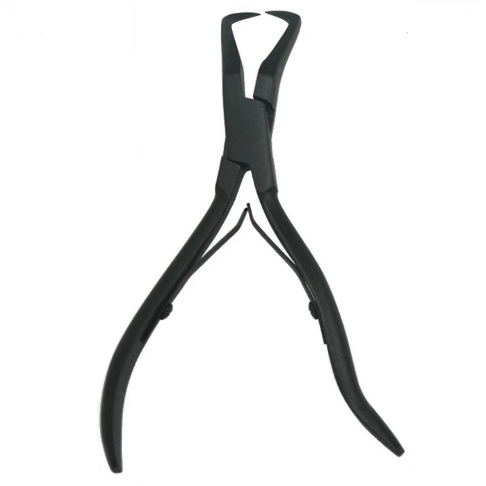 1 buc Clește Argintiu din Oțel Inoxidabil de 5,5 inch cu două cârlige Instrumente de Îndepărtare a Extensiilor de Păr cu Keratină