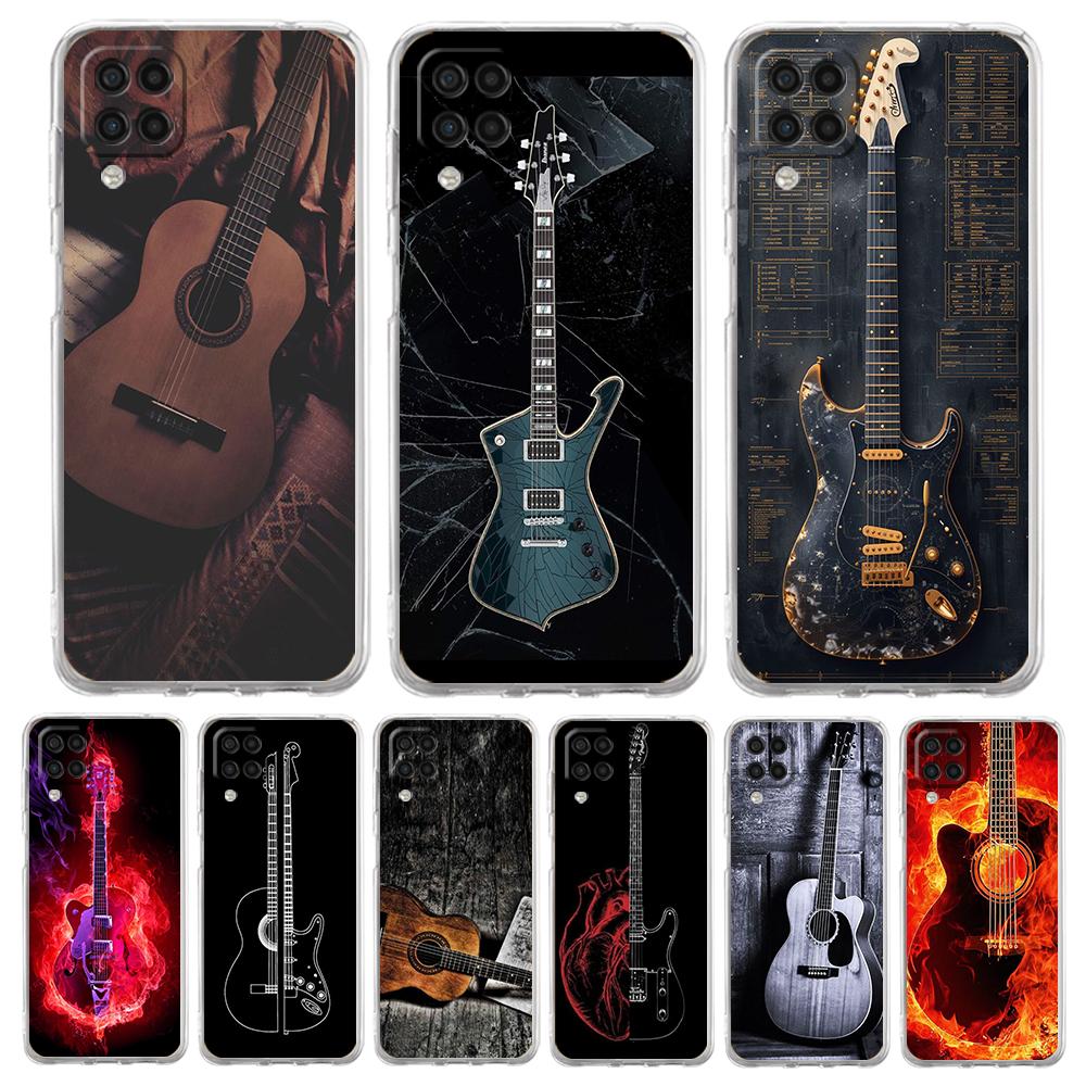 Guitar Strings Music Guitares Phone Case For Samsung A13 A33 A35 A55 A73 A53 A23 A51 A71 A21S A31 A41 A05s A03S A15 A25 5G Cover