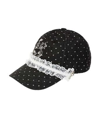 YOUTHBATH Ybx Soup Loli Bunny Lace Ball Cap_Black