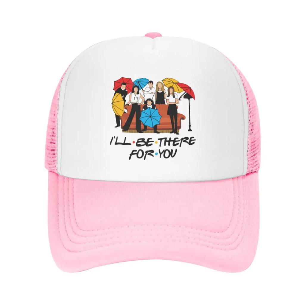 Custom Classic Unisex Friends TV Show Trucker Hat Adult Adjustable Baseball Cap Women Unisex Outdoor Trucker Cap