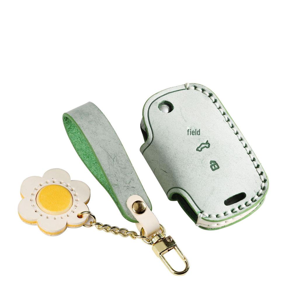 Elegant Women's Key Cover for Wuling Hongguang Mini EV Macaron