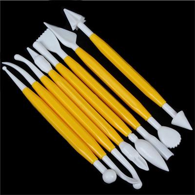 8 pezzi/set di strumenti preferiti dai bambini in argilla polimerica, strumenti in plastica per modellare giocattoli in argilla