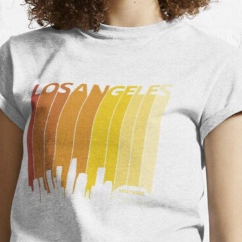 26 Лос-Анджелес Даунтаун Футболка - Винтажная Футболка Лос-Анджелес - Ретро Лос-Анджелес Унисекс Футболка XL
