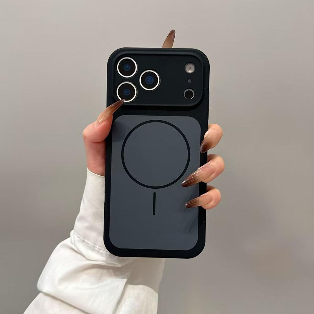 Original Liquid Silicone Pure Color Phone Case For iPhone 17 Pro Max 17Pro 17 Air For Magsafe Magnetic Wireless Charging Cover