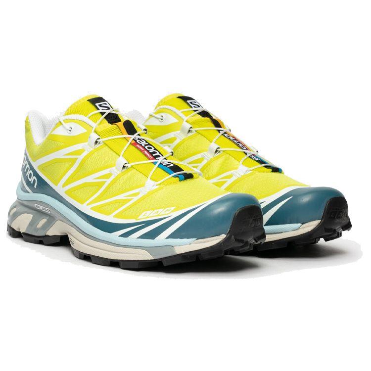 SALOMON XT-6 Advanced Outdoor Low-Top Lifestyle Shoes Unisex Shoes Yellow 415766