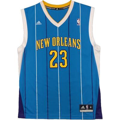 X NBA Anthony Davis New Orleans Hornets Rookie Season Away Rep Print Fashion Comfortable Versatile Pullover Basketball Jersey 7818A-306-AEB1809