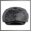 Buzz Selection CAP557 Schlichte Leder-Schiebermütze für Herren und Alle Outdoor-Bekleidung (Kaffee), Frauen, Jahreszeiten,