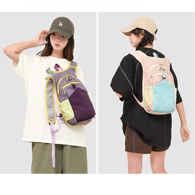 Large Capacity Color-blocking Multi-functional Backpack Lightweight for Outdoor Cycling Camping Hiking Fitness & Casual Trips