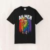 Garment Dyed Rainbow Pride Tee, Heavyweight Cotton, Unisex LGBTQ Apparel