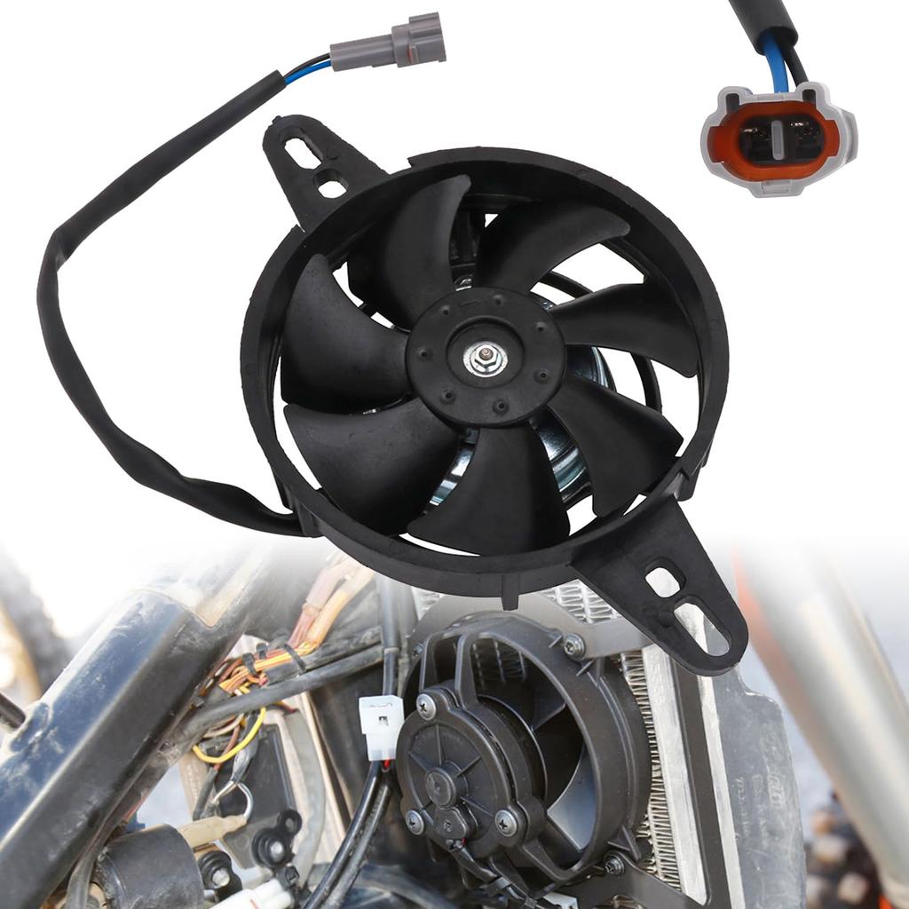 Motorcycle Radiator Fan 4 Inches Cooling Thermal Fan 12V Motor Universal for 50-250cc Dirt Pit Bike ATV UTV Go Kart Quad Motocross