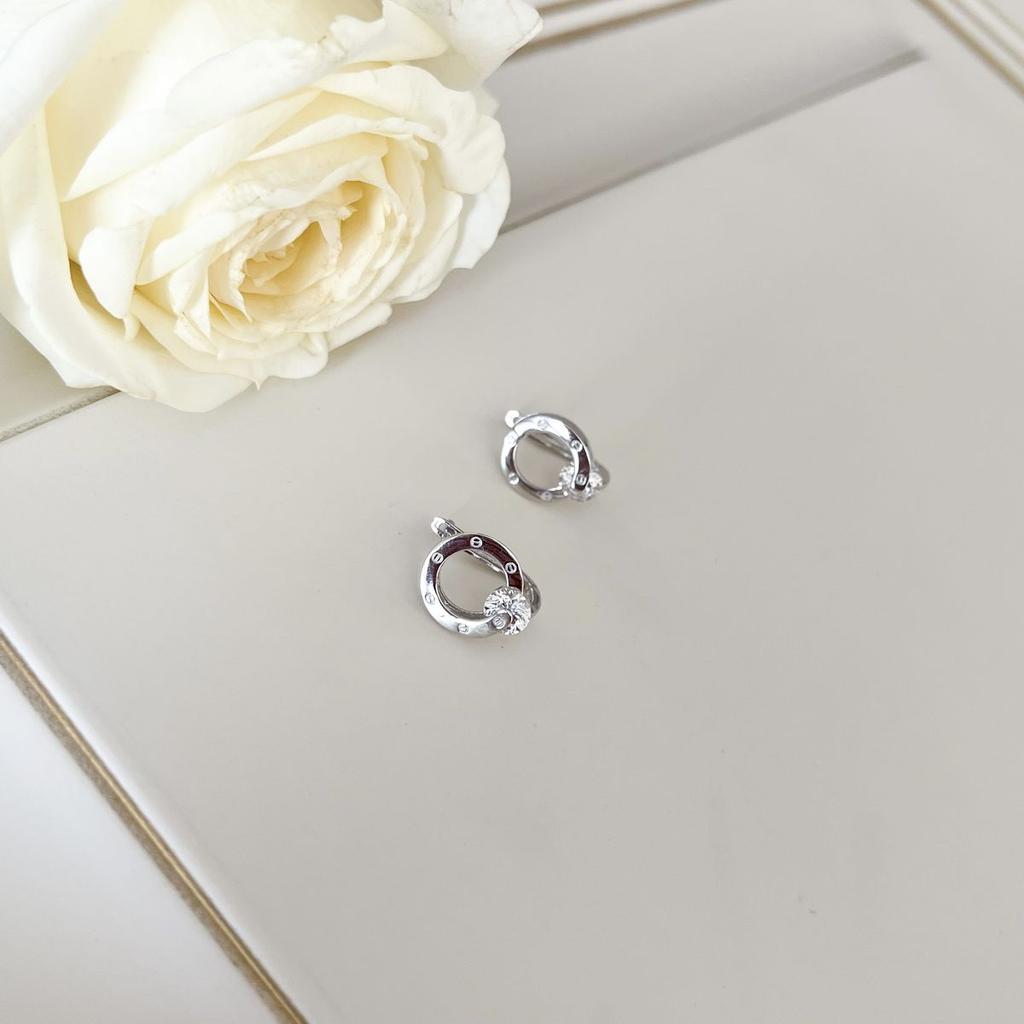 Cercei aurii cu zirconii 1.9ct (2066255)