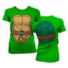Officially Licensed Teenage Mutant Ninja TMNT Costume Women T-Shirt S-XXL Sizes