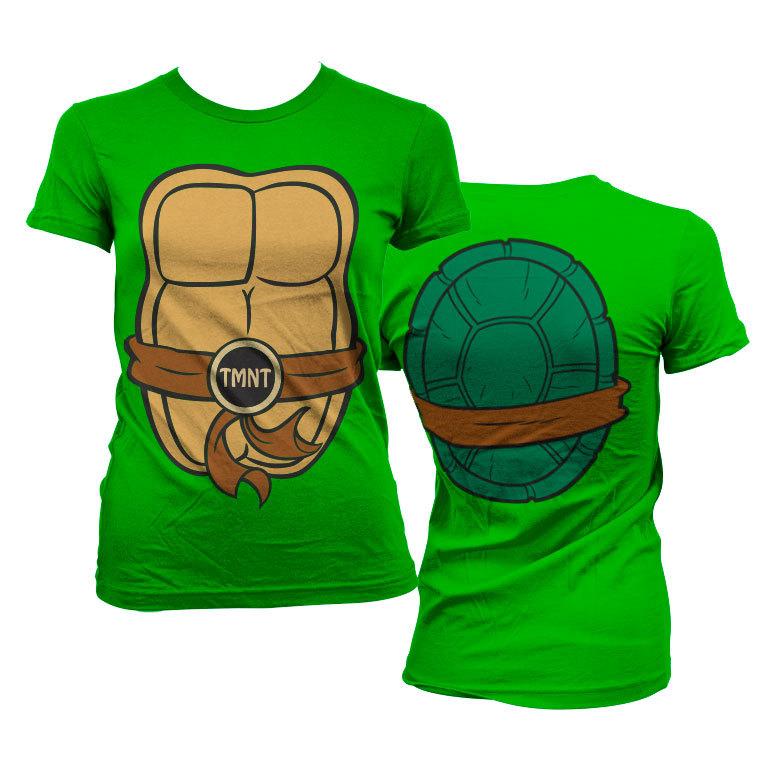 Officially Licensed Teenage Mutant Ninja TMNT Costume Women T-Shirt S-XXL Sizes