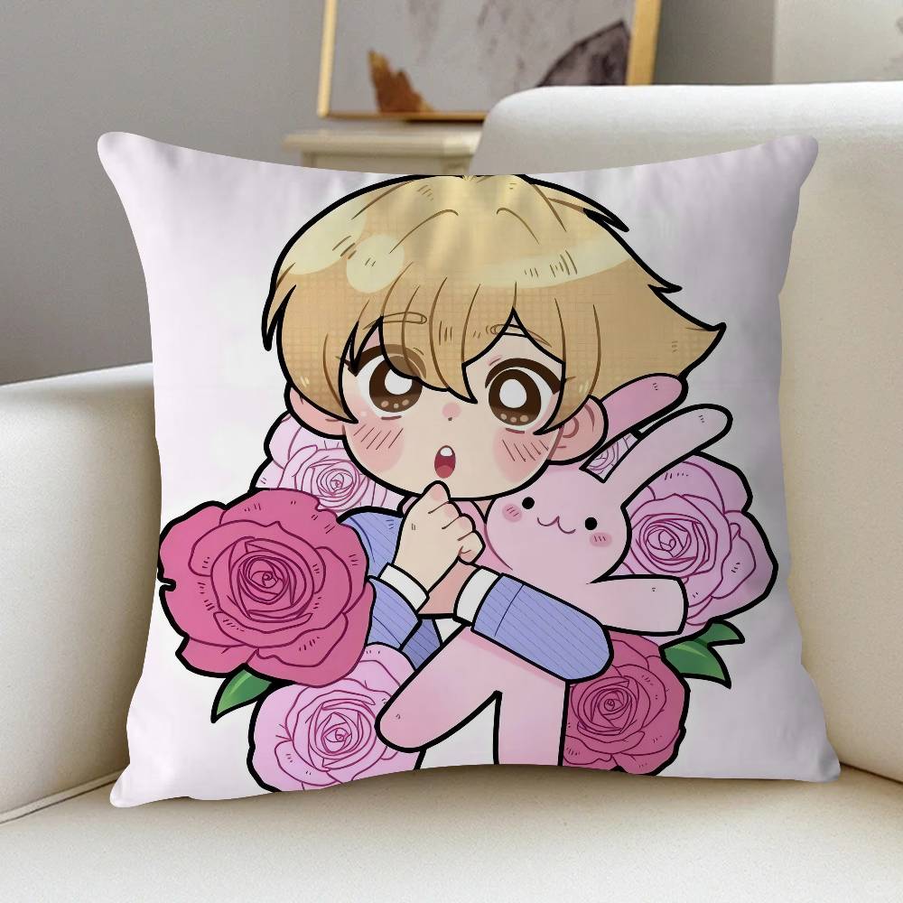 CUTE Anime Ouran High School Host Club Kawaii Pillowcase Toon Gift Cushion Cover Bedroom Home Sofa Chair Seat Decor Pillow Case