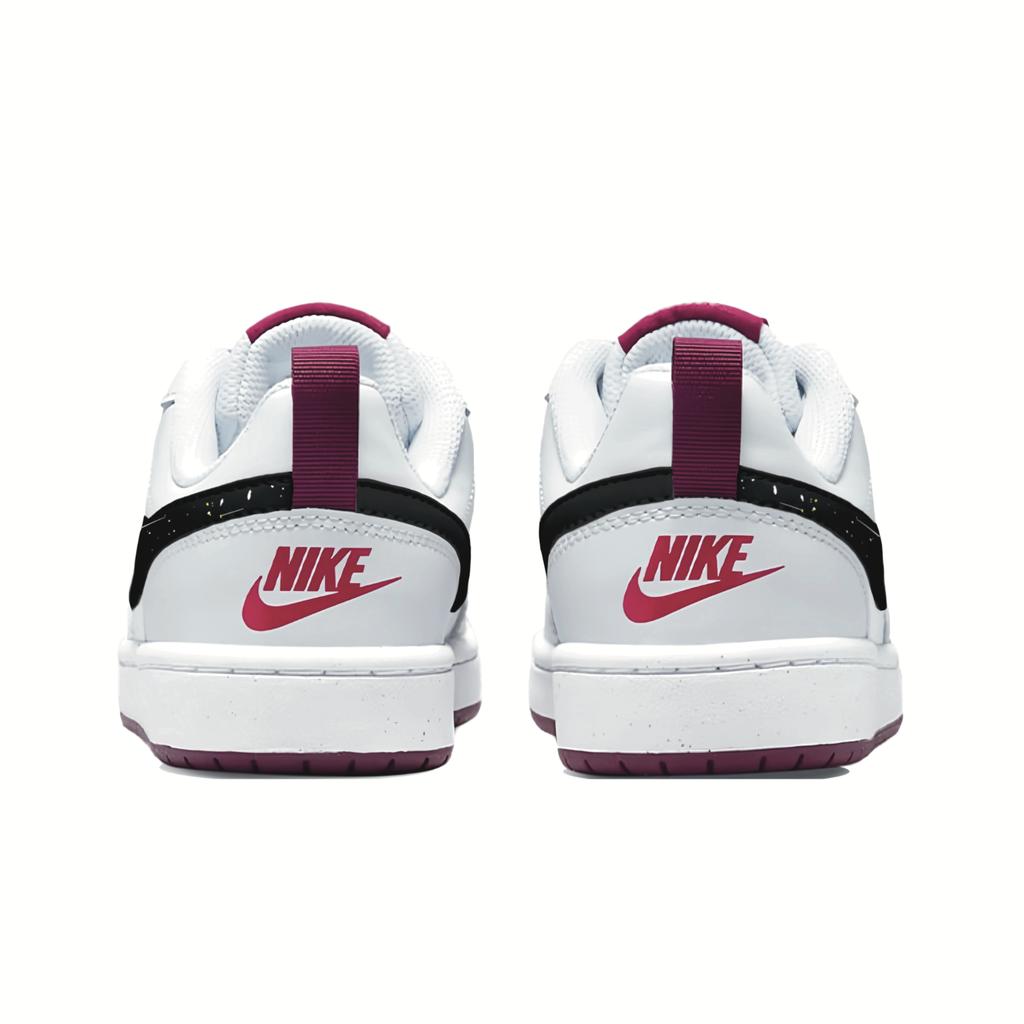 Nike Court Borough Starlight Microcurrent Leather Abrasion Resistant Low top Skateboard Shoes Unisex BQ5448-015(Team1478-)