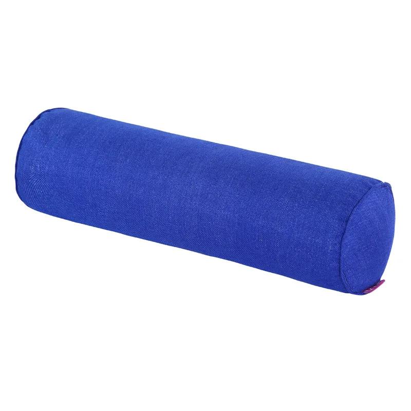 

Round Cylinder Body Support Cushion Pad Home Bedroom Neck Pregnancy Pillows Long Insert Headrest Pillow (Dark Blue,15X40cm) темно-синий