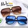 Fashion Vintage Big Frame Square Sunglasses Women Men  Luxury Brand Designer Popular Travel Sun Glasses Female Shades Uv400