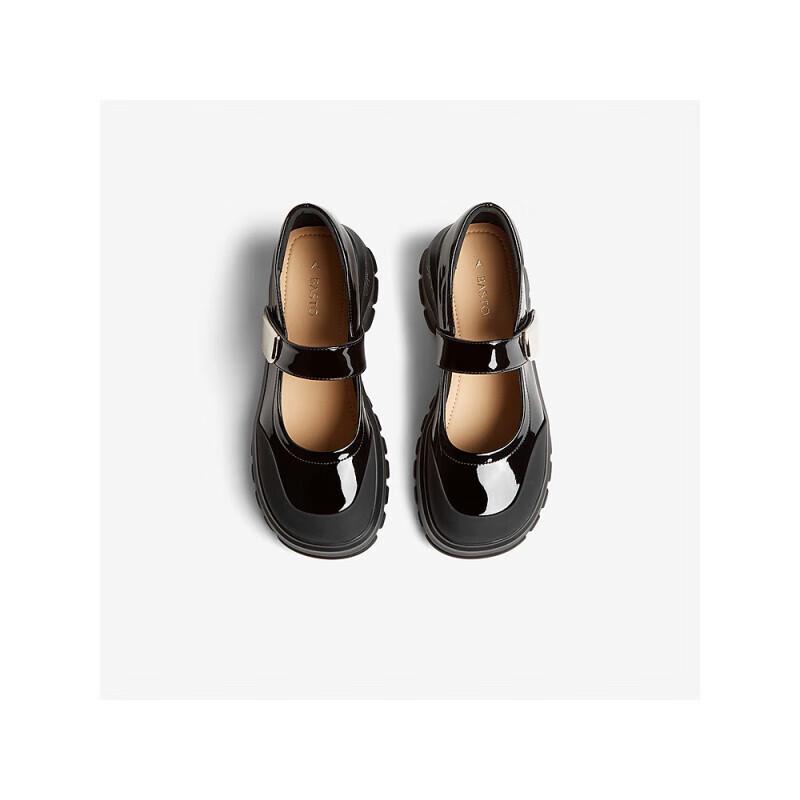 BAISTU Women s Platform Mary Jane Flats 36