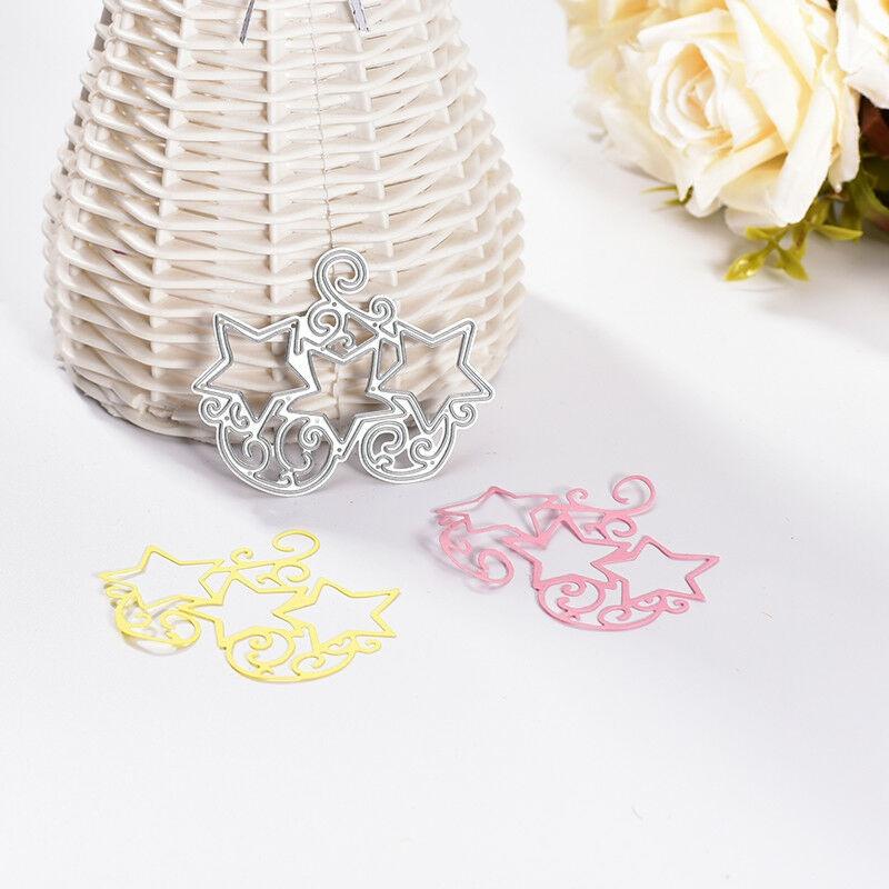 Stars Lace Vine Cutting Dies Metal Stencil DIY Scrapbooking Album Paper Card Embossing Craft Decor Art Die Cut
