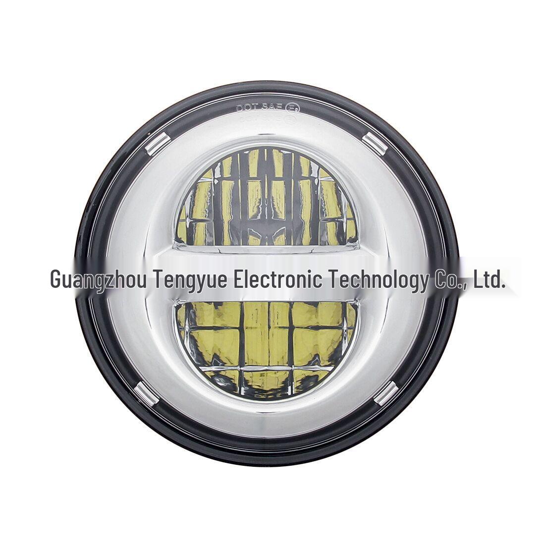 

Harley Wrangler 5.75 LED Headlight: 50W High/Low Beam with Daytime Running Light серебряный