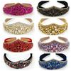 Shiny Rhinestone Headband Wide Brim Baroque Headdress Bling Bling Women Hair Hoop  Wedding