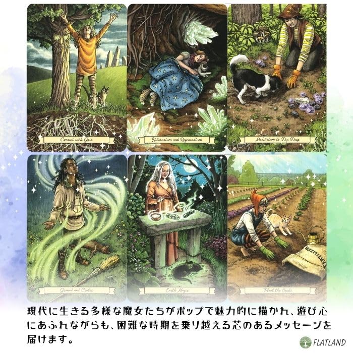 Everyday Witch Oracle Oracle Cards (Authentic) with Japanese Instructions